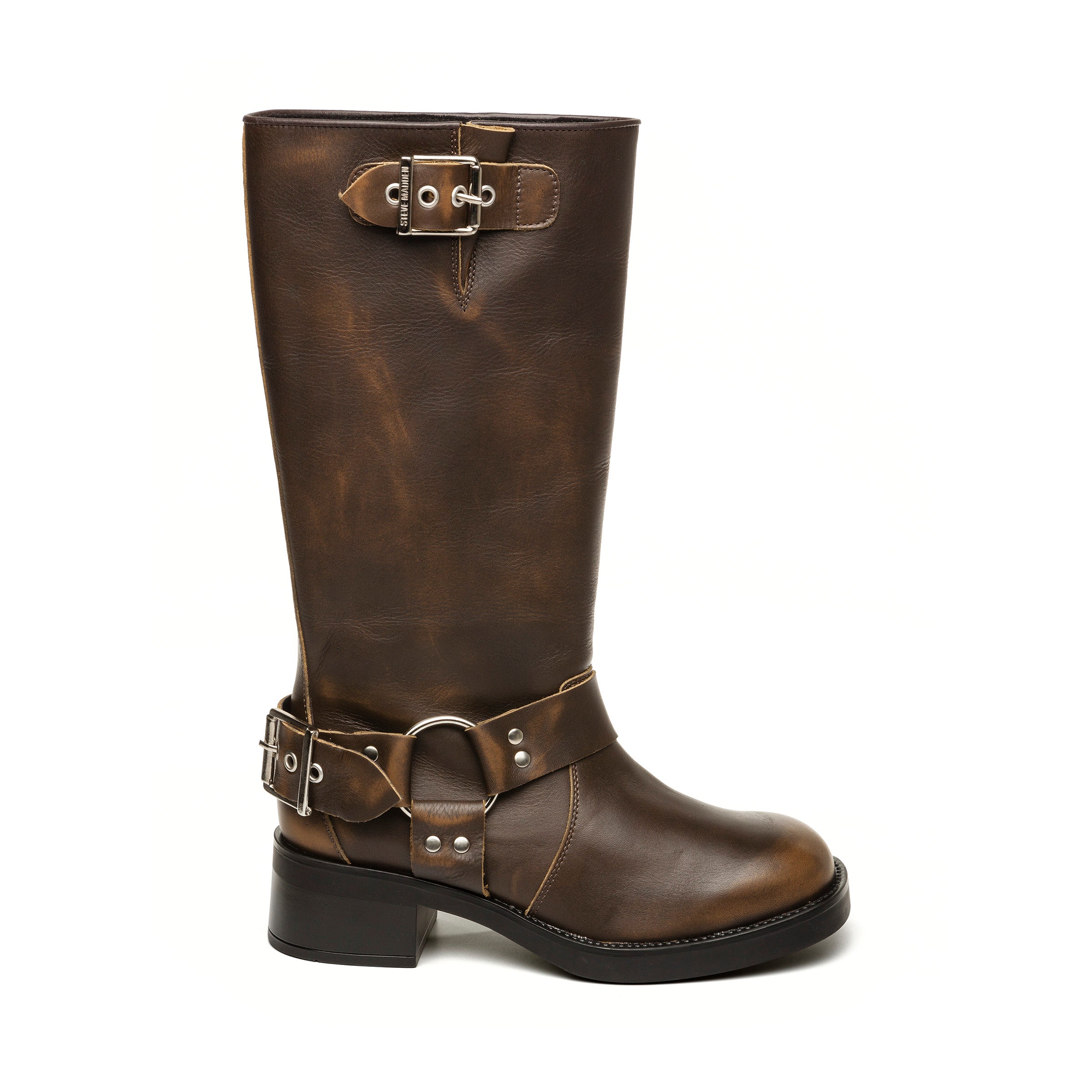 Beau Boot BROWN LEATHER – Steve Madden UK