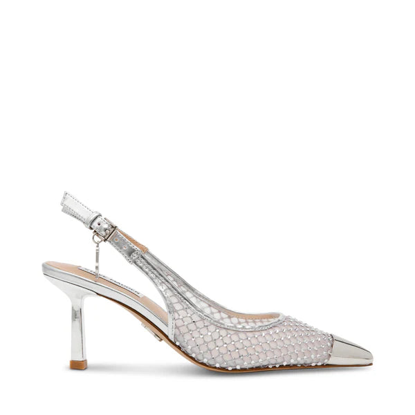 Steve madden silver pumps on sale