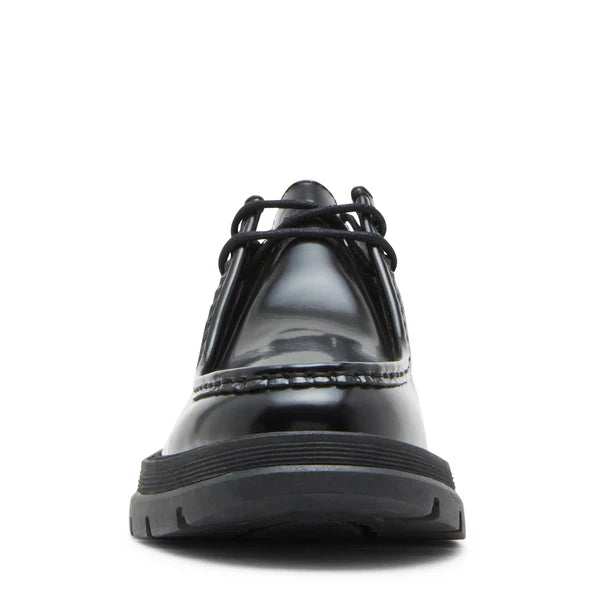Reice Casual Shoe BLACK LEATHER Steve Madden UK