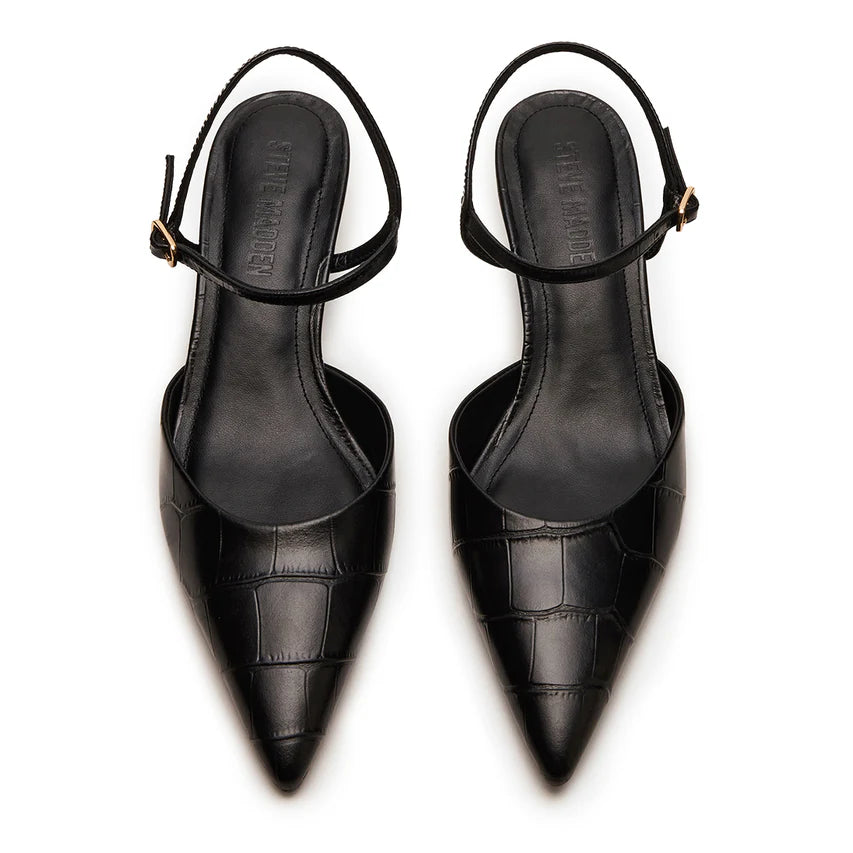 Adelaide Pump BLACK CROCO