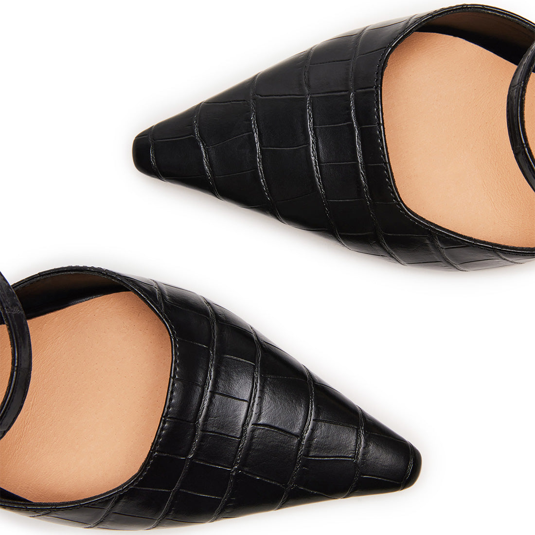 Brecki Mule BLACK CROCO