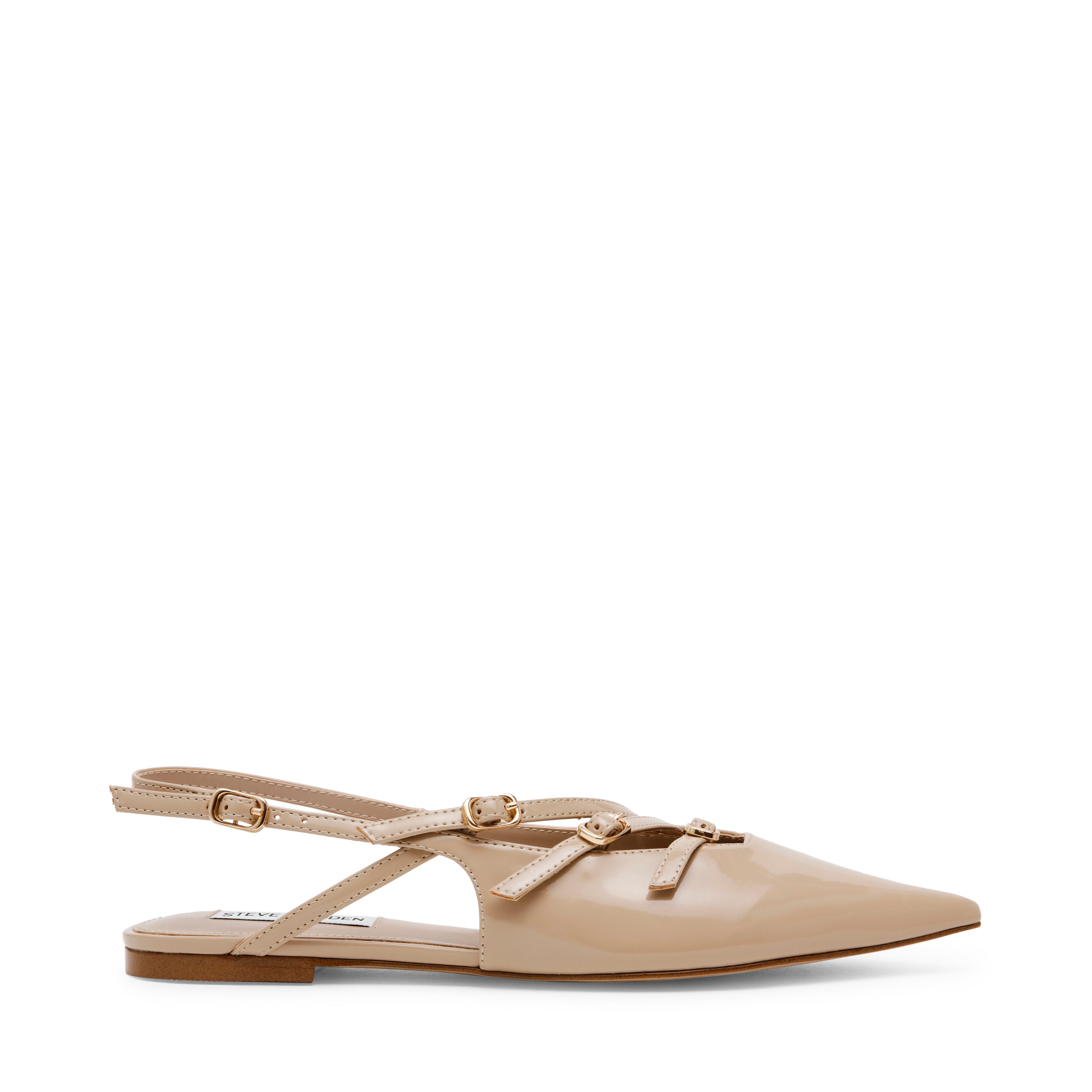 フラットシューズ STEVE MADDEN CIANNA FLAT SLINGBACK Cianna Flat Shoe TAUPE PATENT – Steve Madden UK