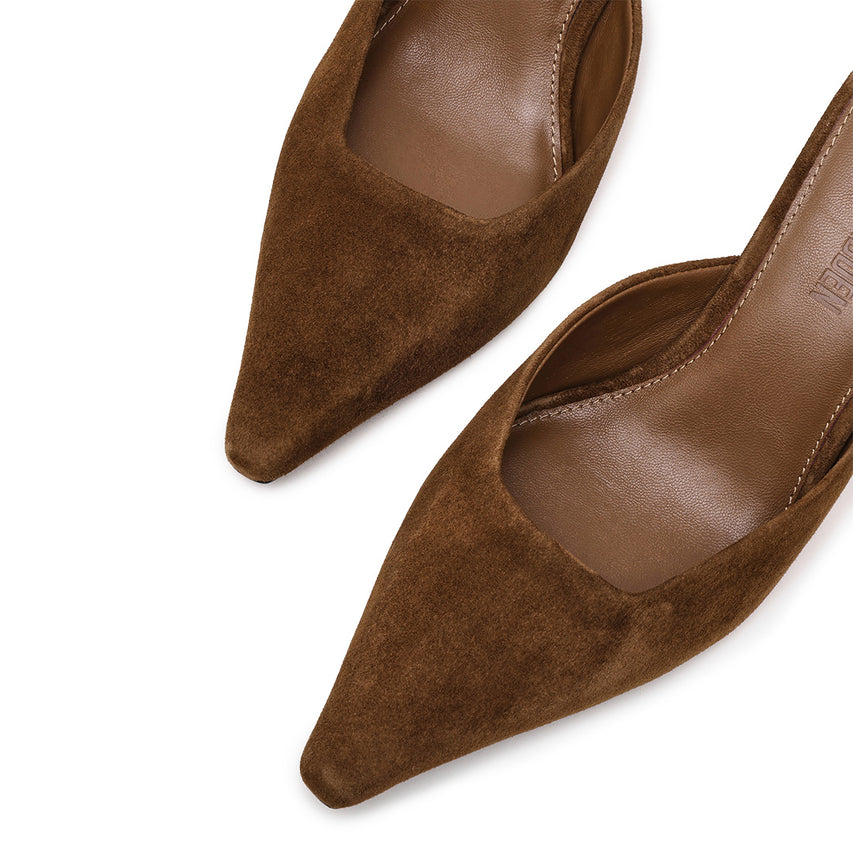 Lisbeth Mule BROWN SUEDE