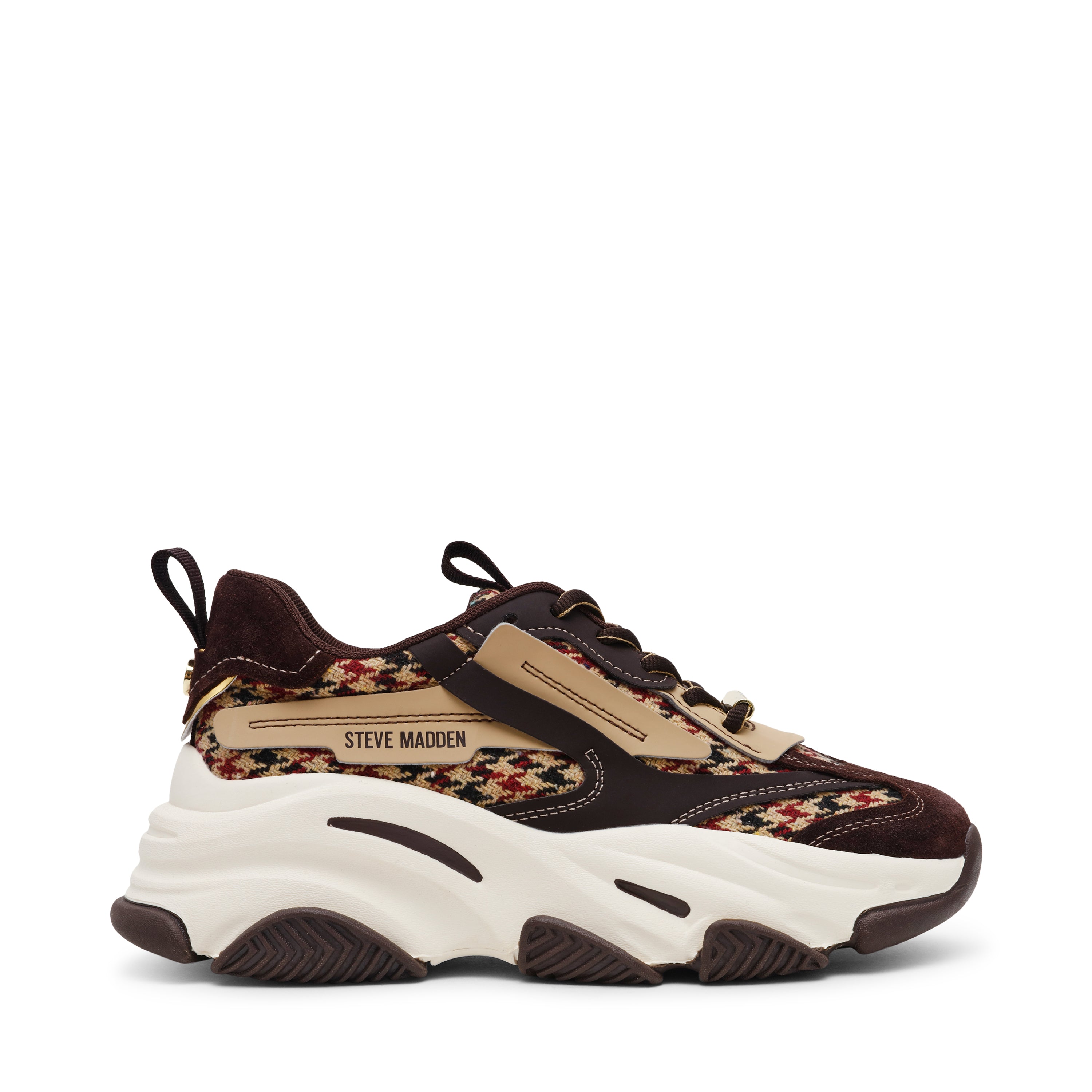 Possession-E Trainer BRN PLAID – Steve Madden UK