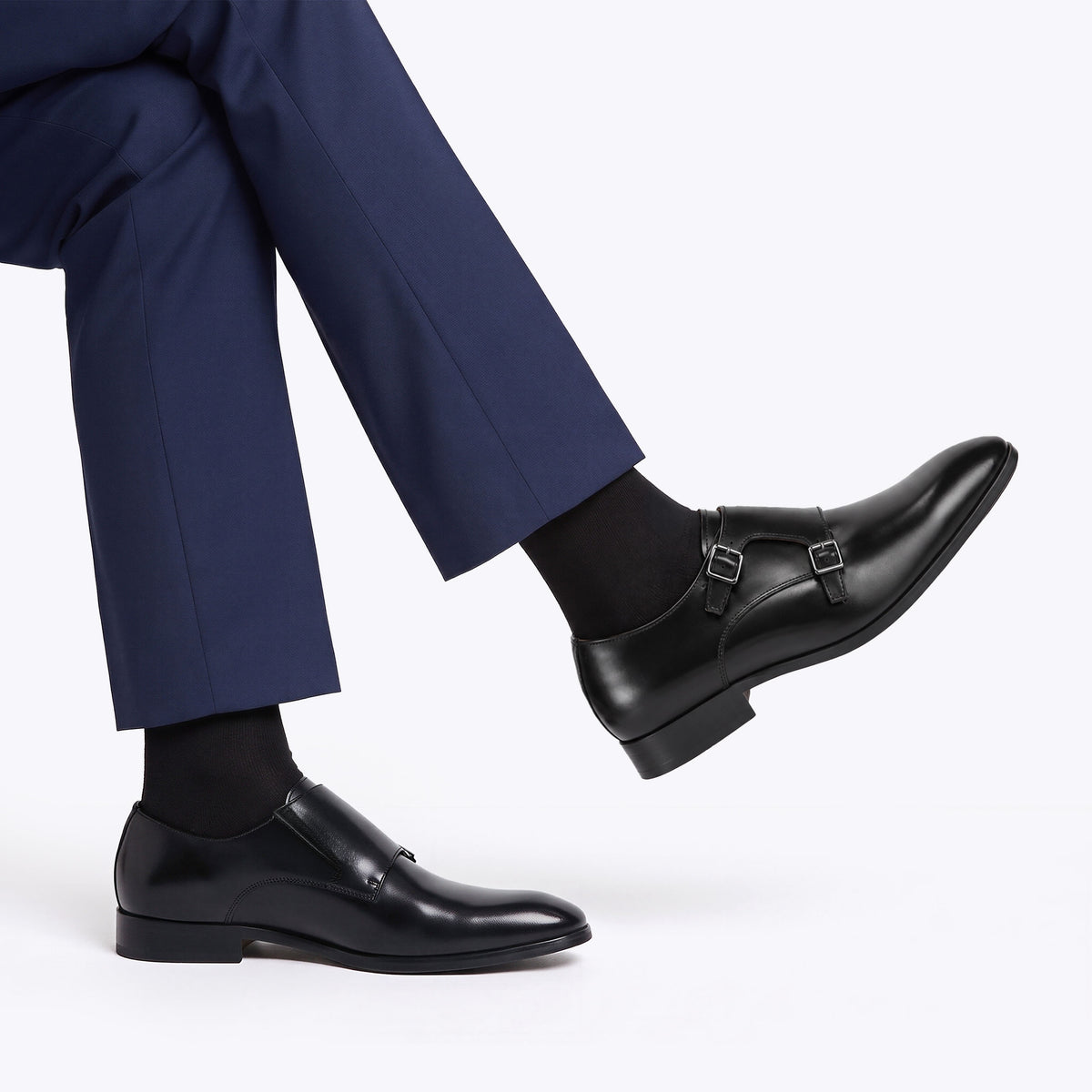 Perry Black Leather