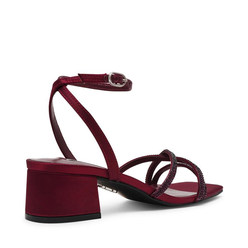 Gabby Sandal DK CHERRY LACQ – Steve Madden UK1