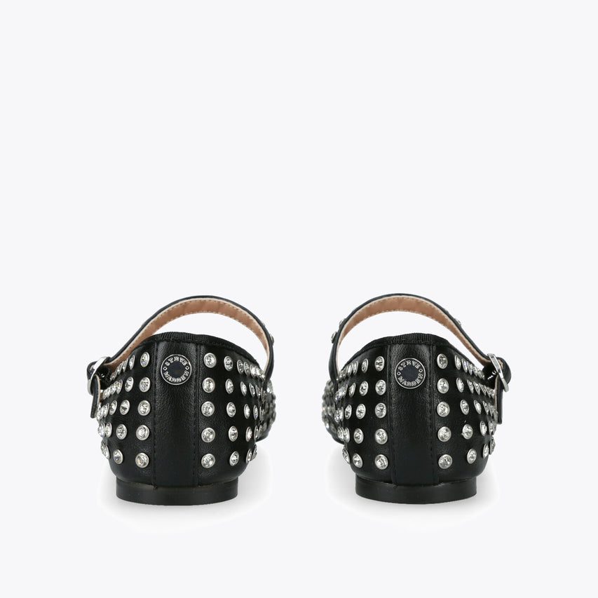 Vinetta Black Rhinestone