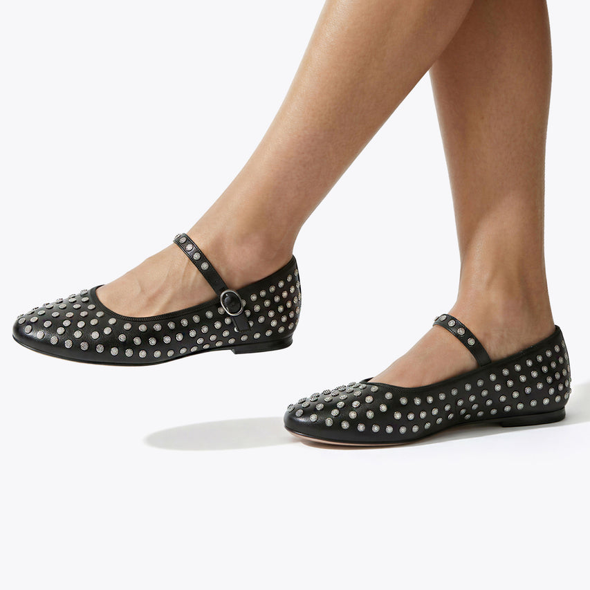 Vinetta Black Rhinestone