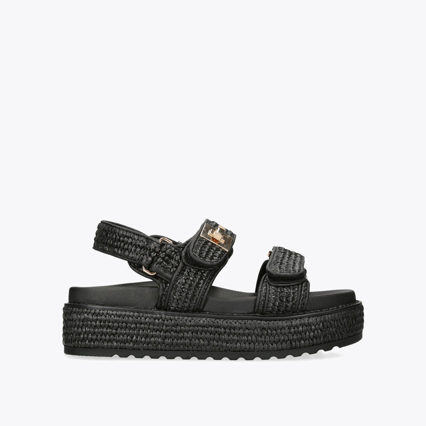 Bigmona Black Raffia