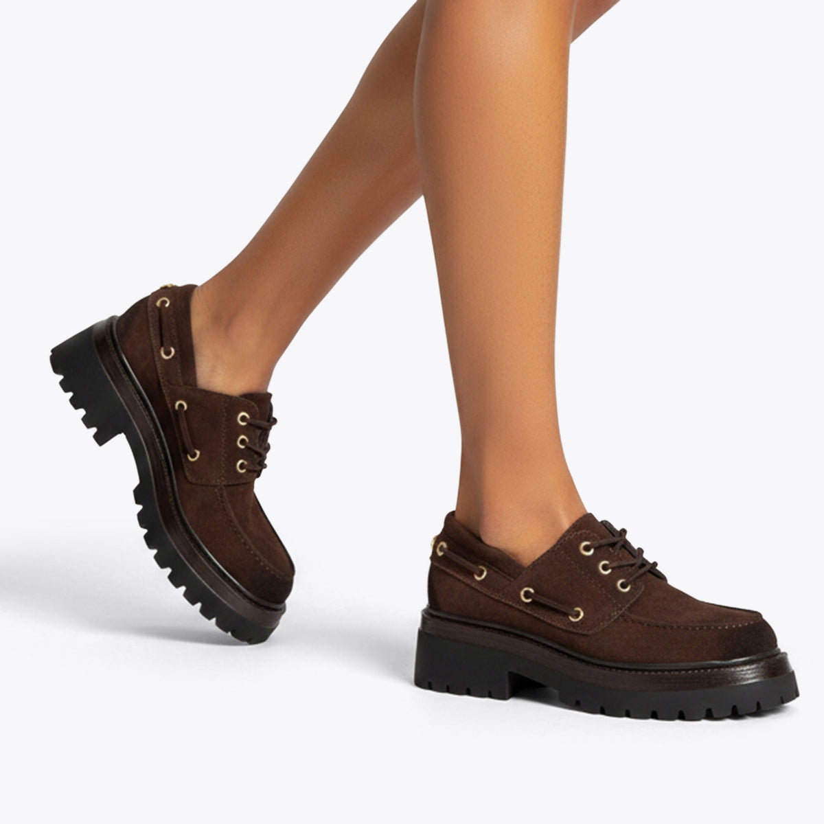 Detroit Brown Suede