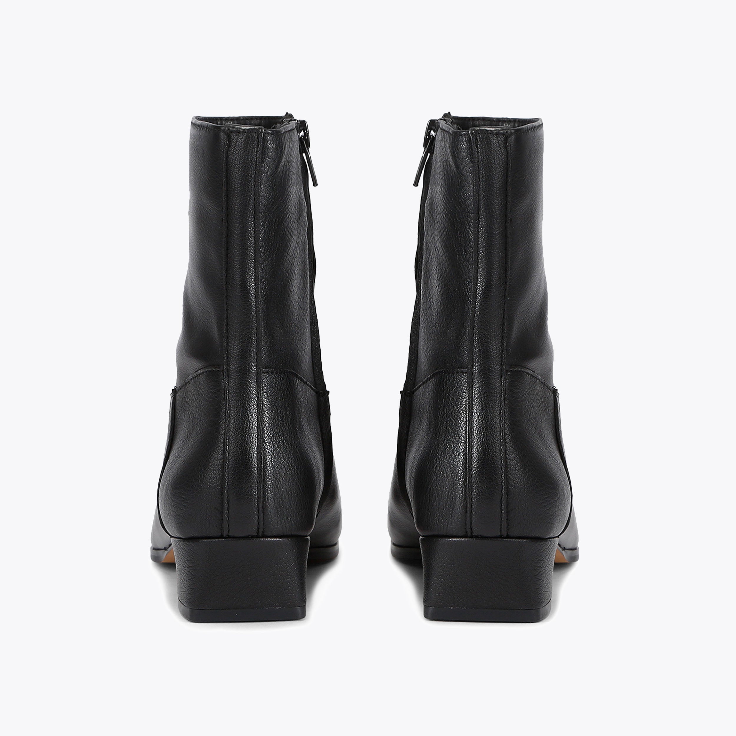 Dusty Black Leather Boot - view 3