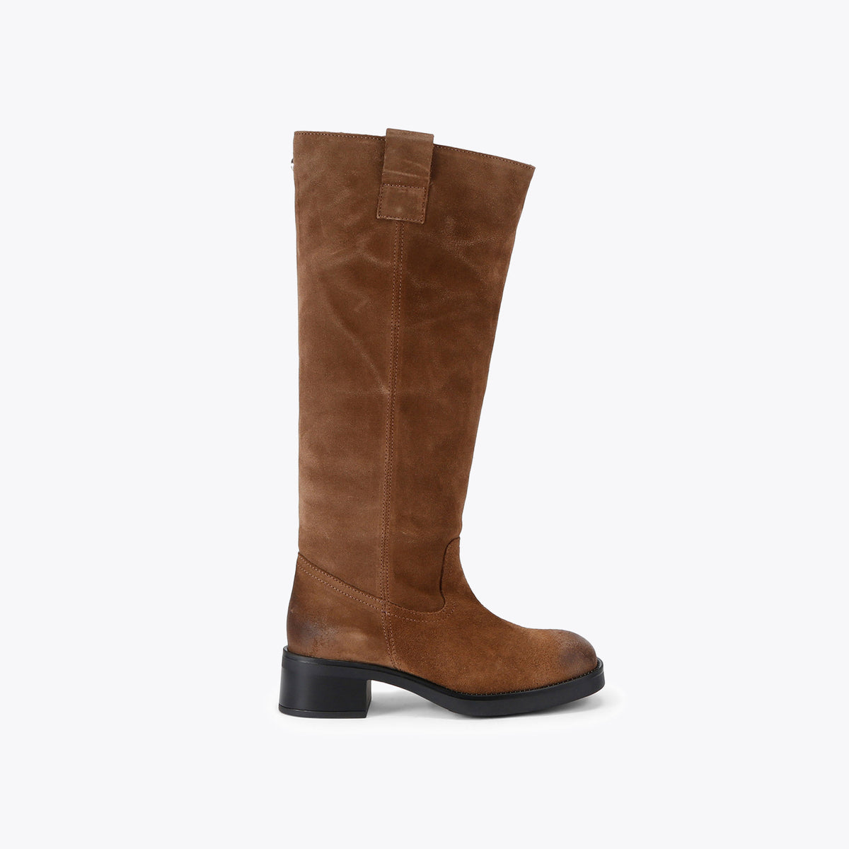 Banner Taupe Suede