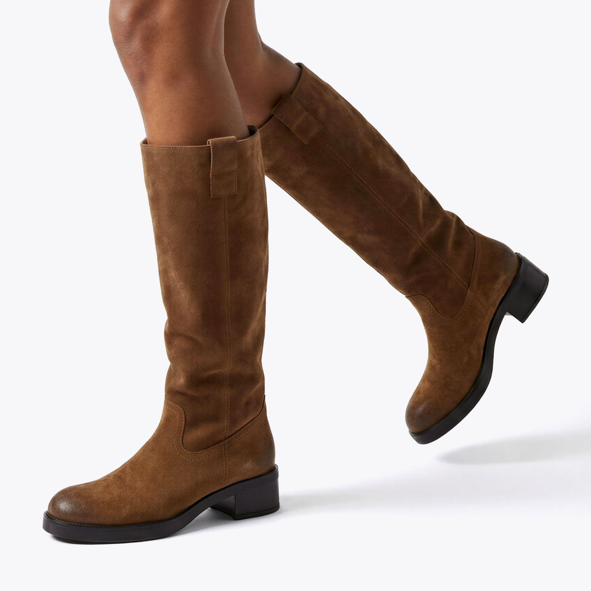 Banner Taupe Suede
