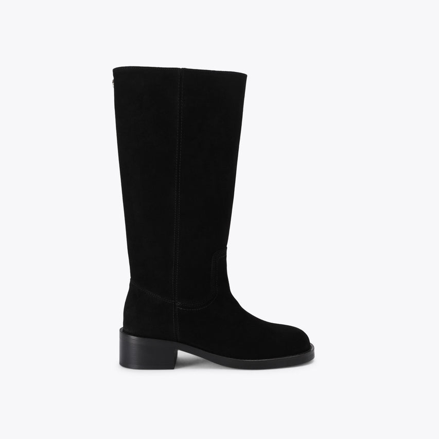 Riggs Black Suede