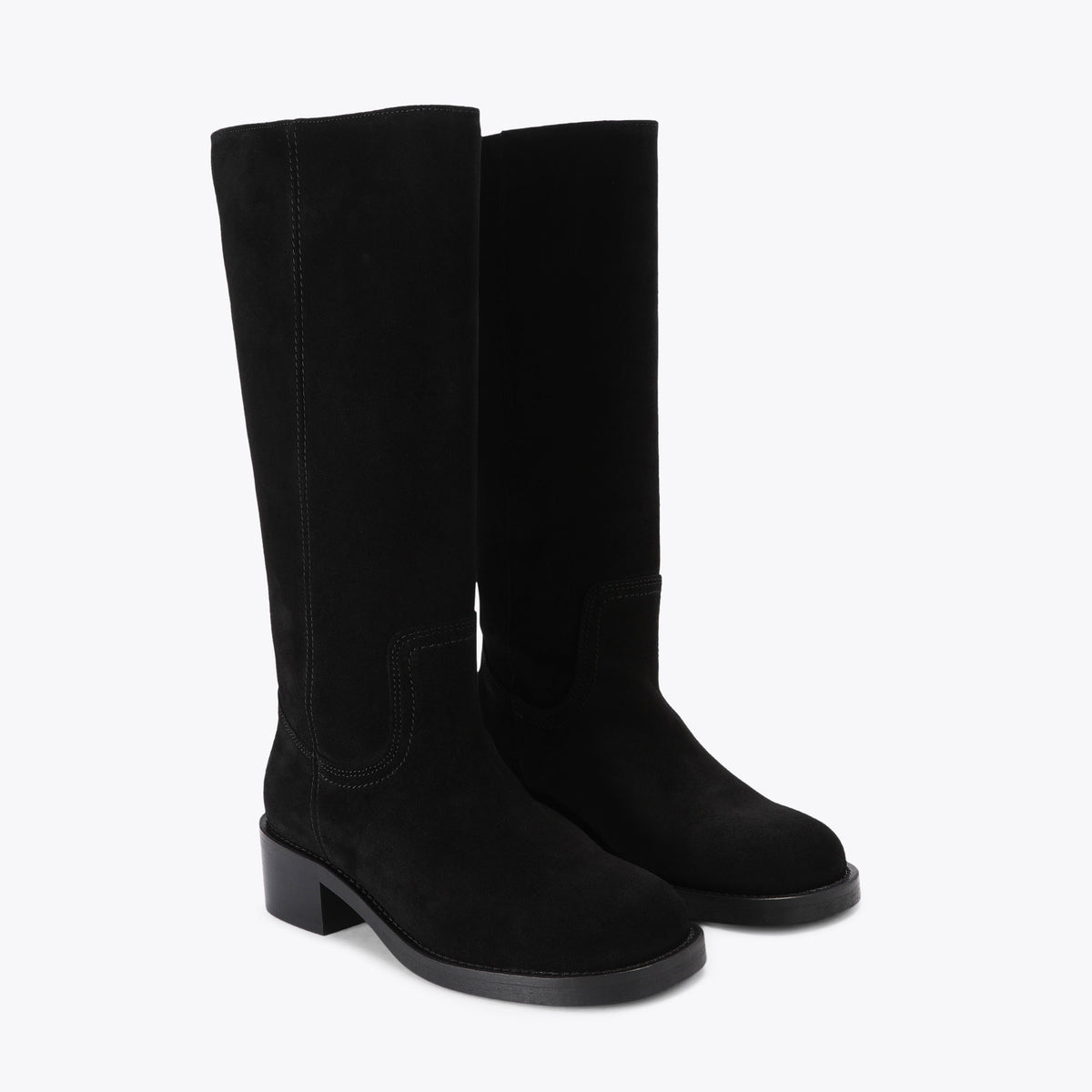 Riggs Black Suede
