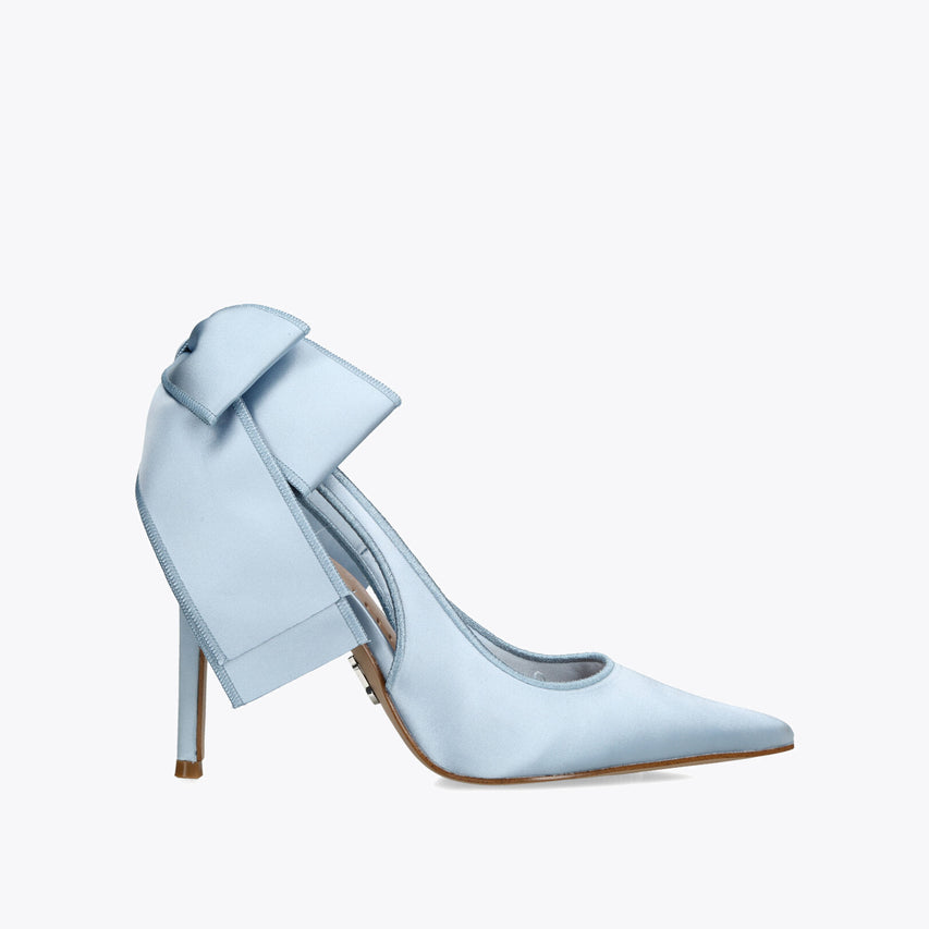 Teacup Blue Satin - view 4
