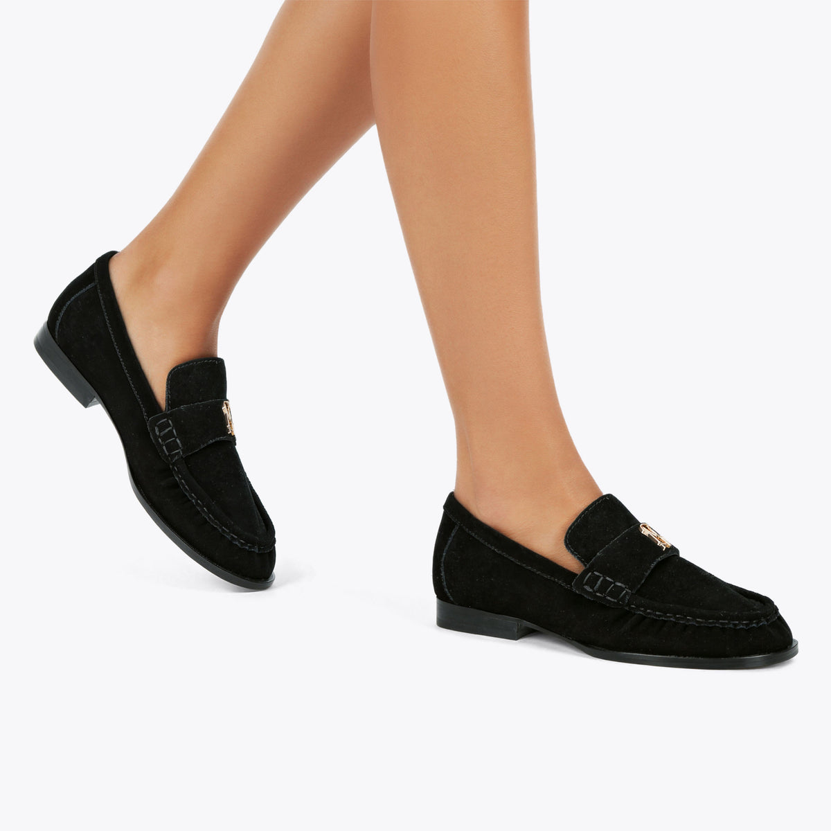 Morgen Black Suede