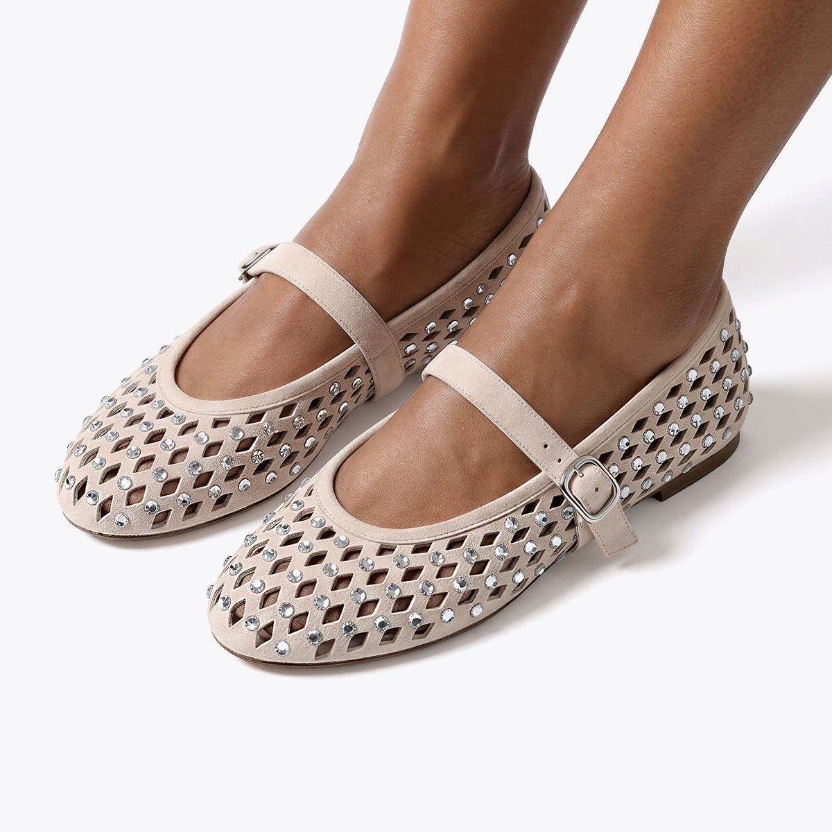 Rerun Blush Suede