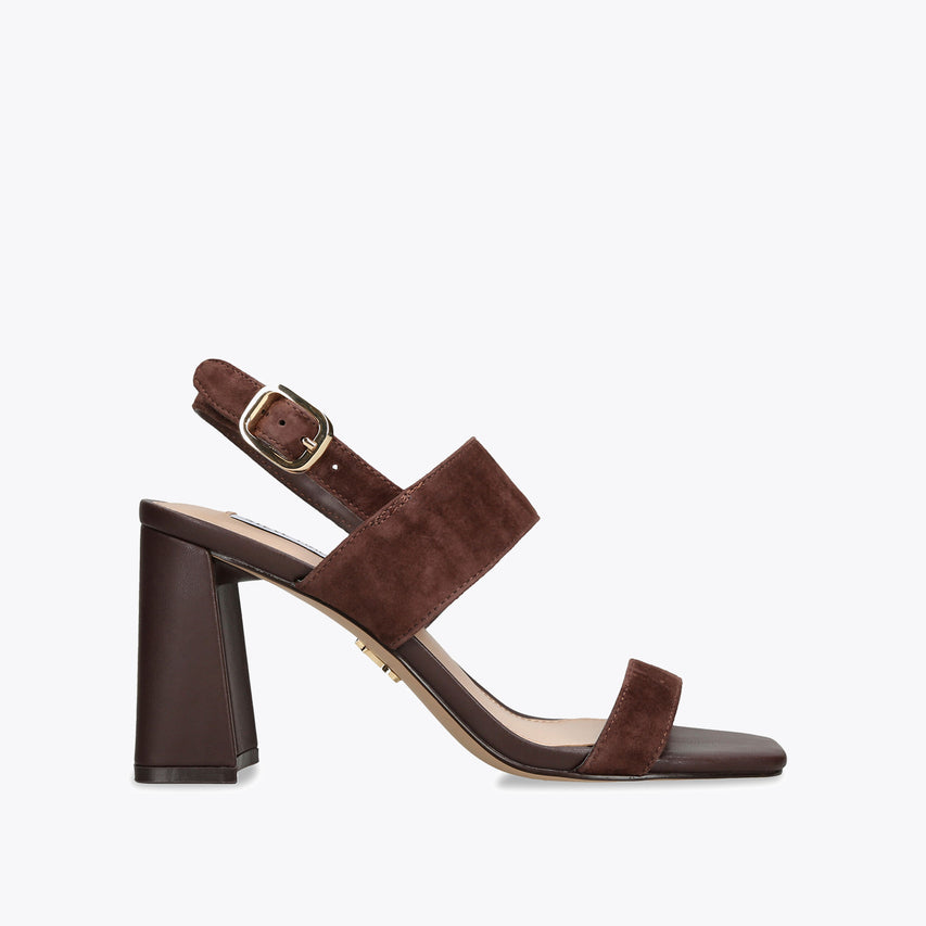 Wendie Dark Brown Suede
