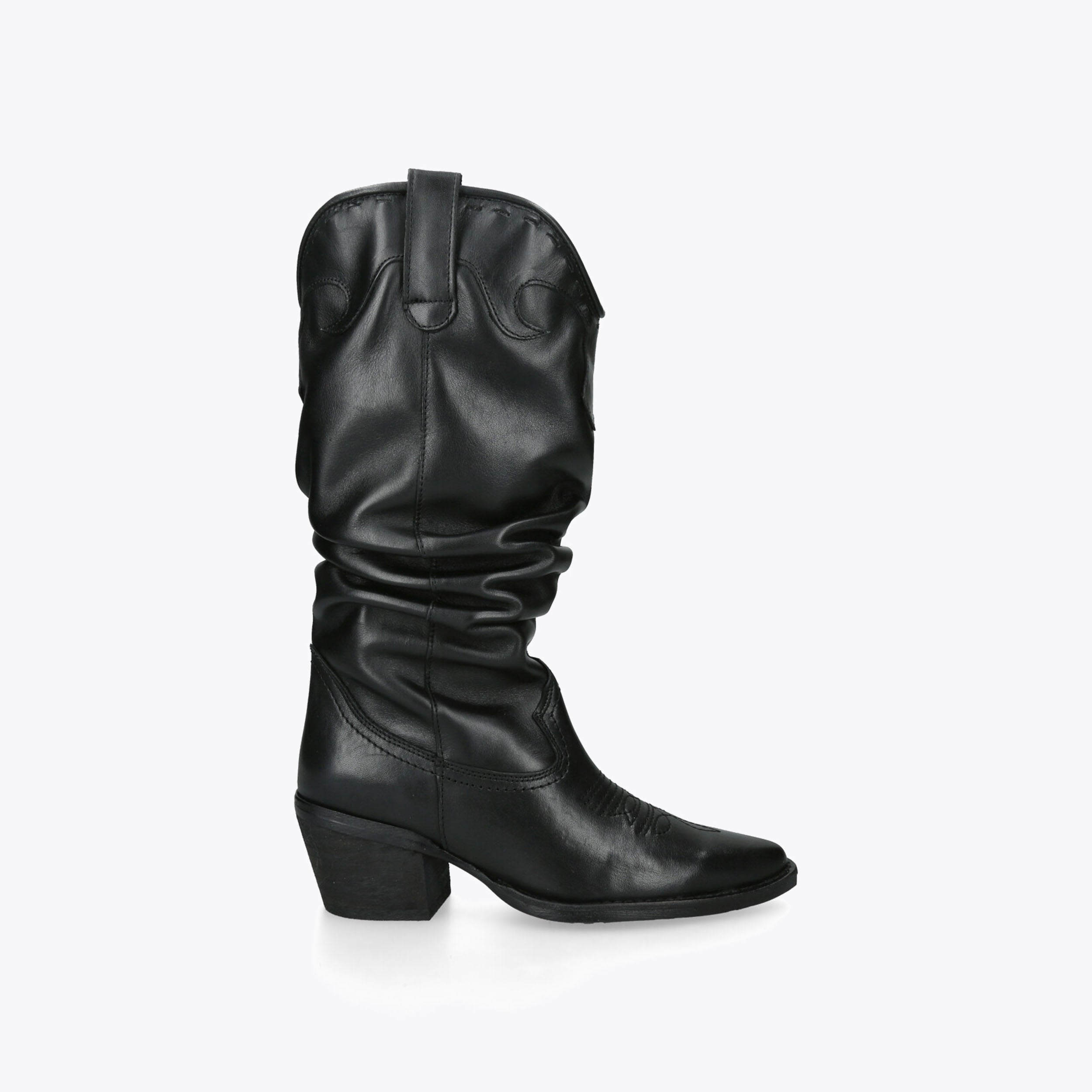 Stage Black Leather