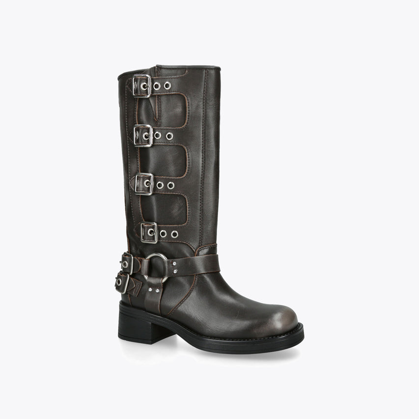 Rocky Brown Leather Boot - view 2