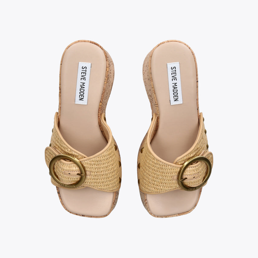 Pedestal Beige Raffia - view 2