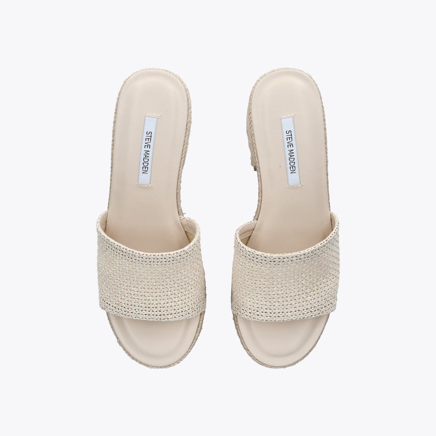 Trippy Cream Raffia - view 2