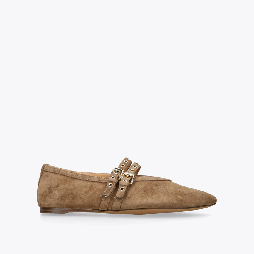 Lydia Brown Suede