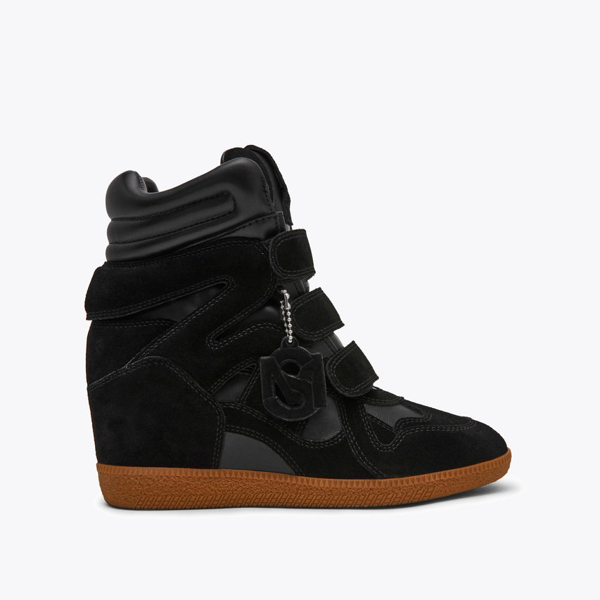 Mavis Black Suede