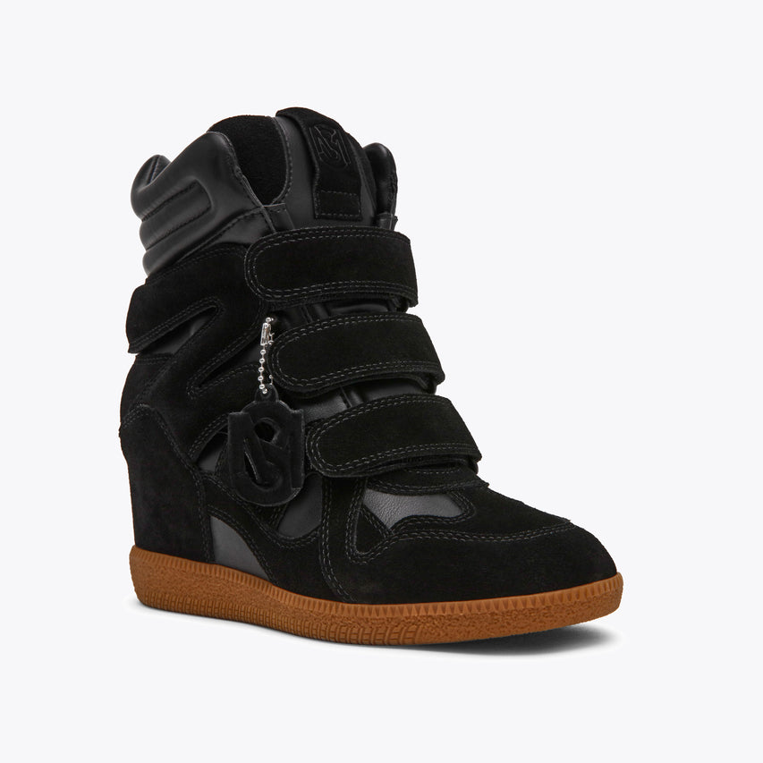 Mavis Black Suede - view 4