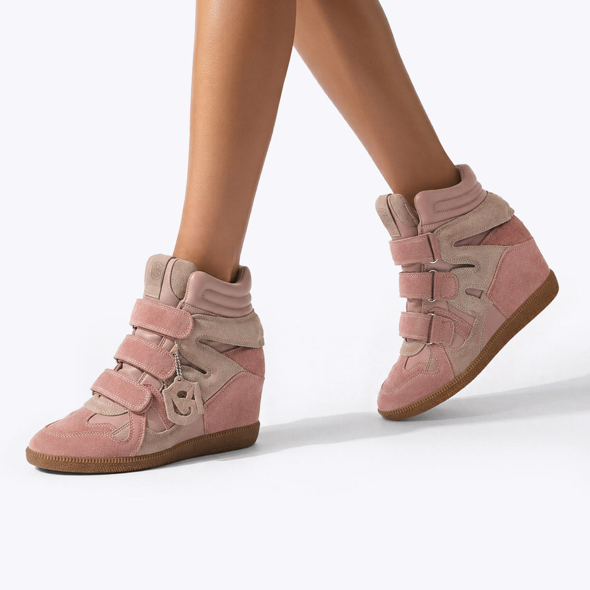 Mavis Pink Suede