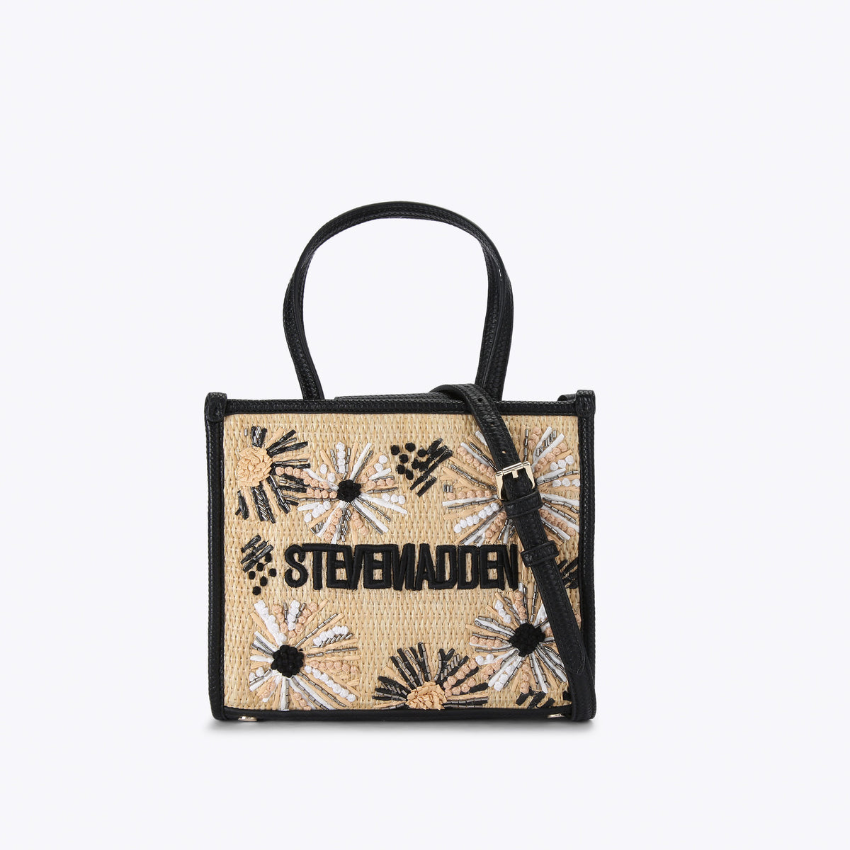 Decor Bag Black Raffia