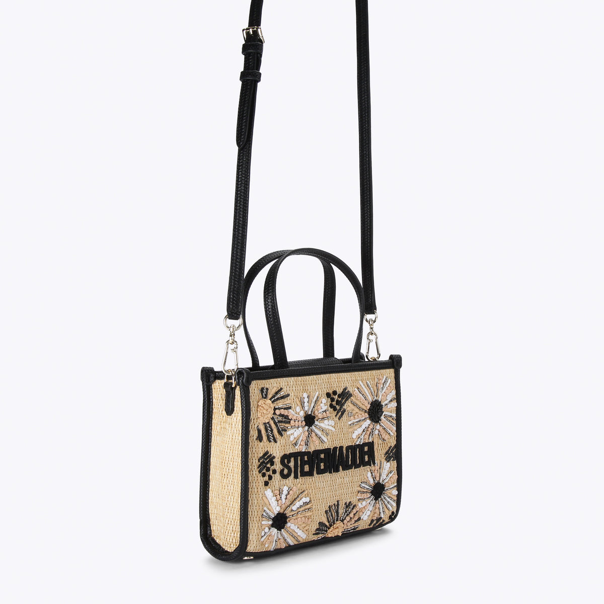 Decor Bag Black Raffia