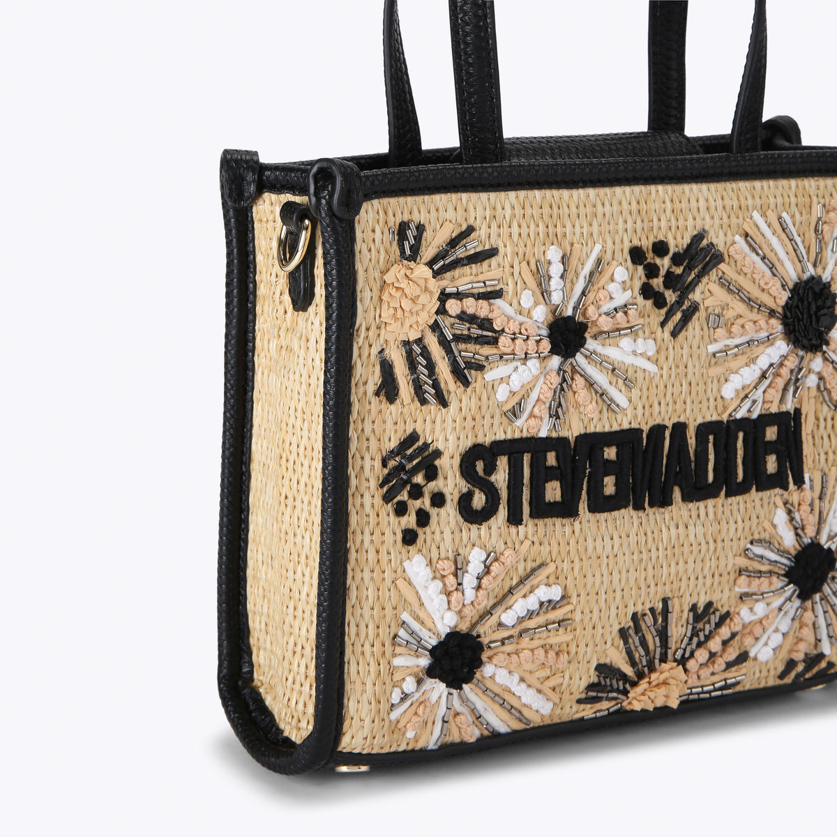 Decor Bag Black Raffia