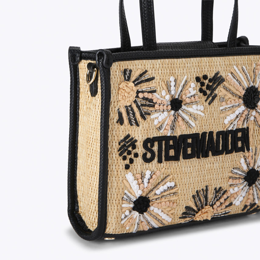 Decor Bag Black Raffia - view 4