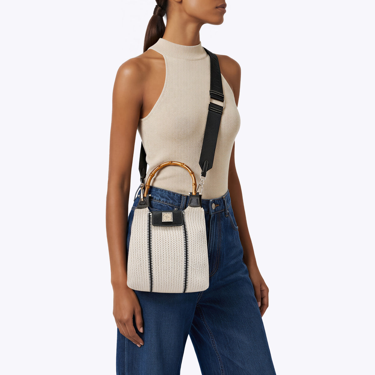 Zarnia Bag Black White