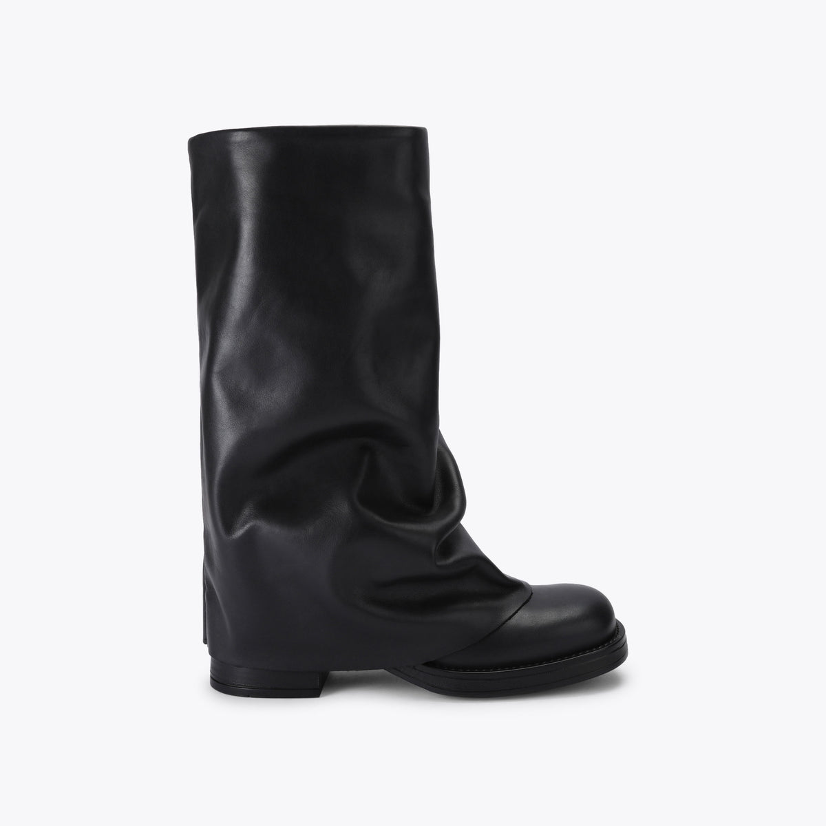 Benton Black Leather