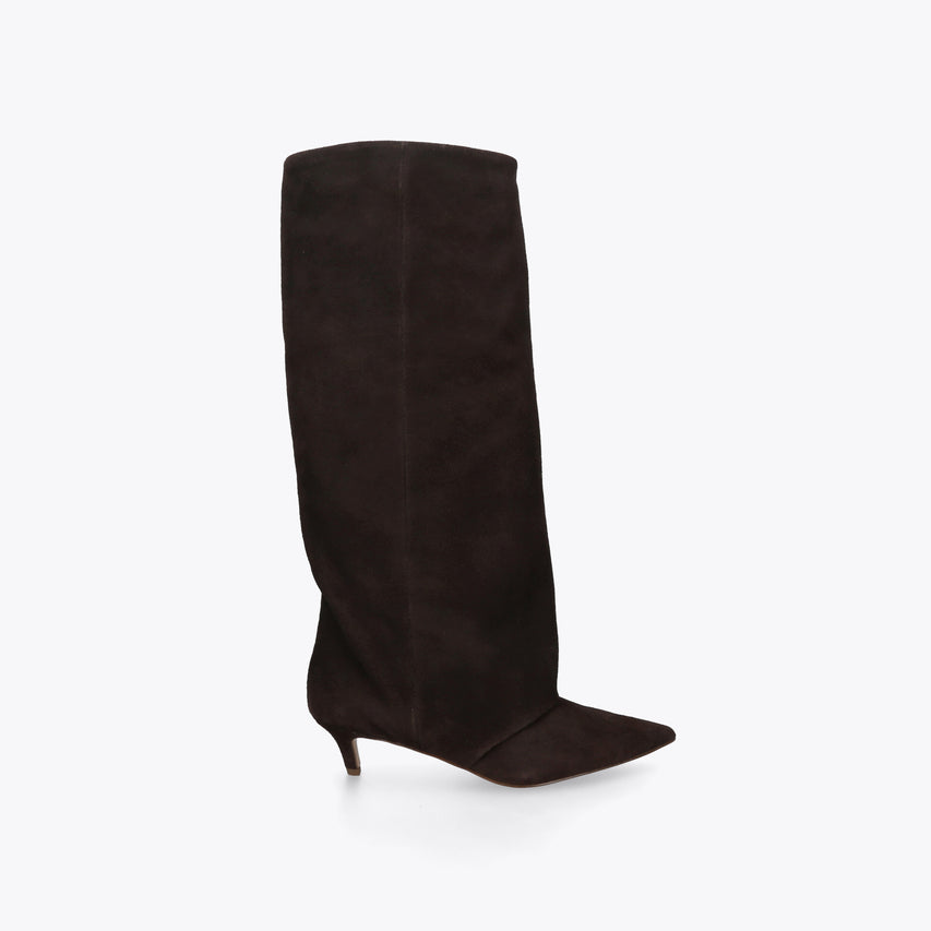 Luca Dark Brown Suede