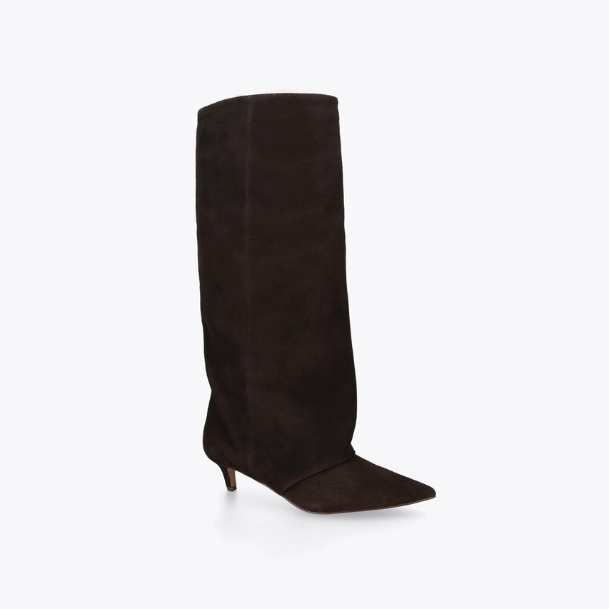 Luca Dark Brown Suede - view 2