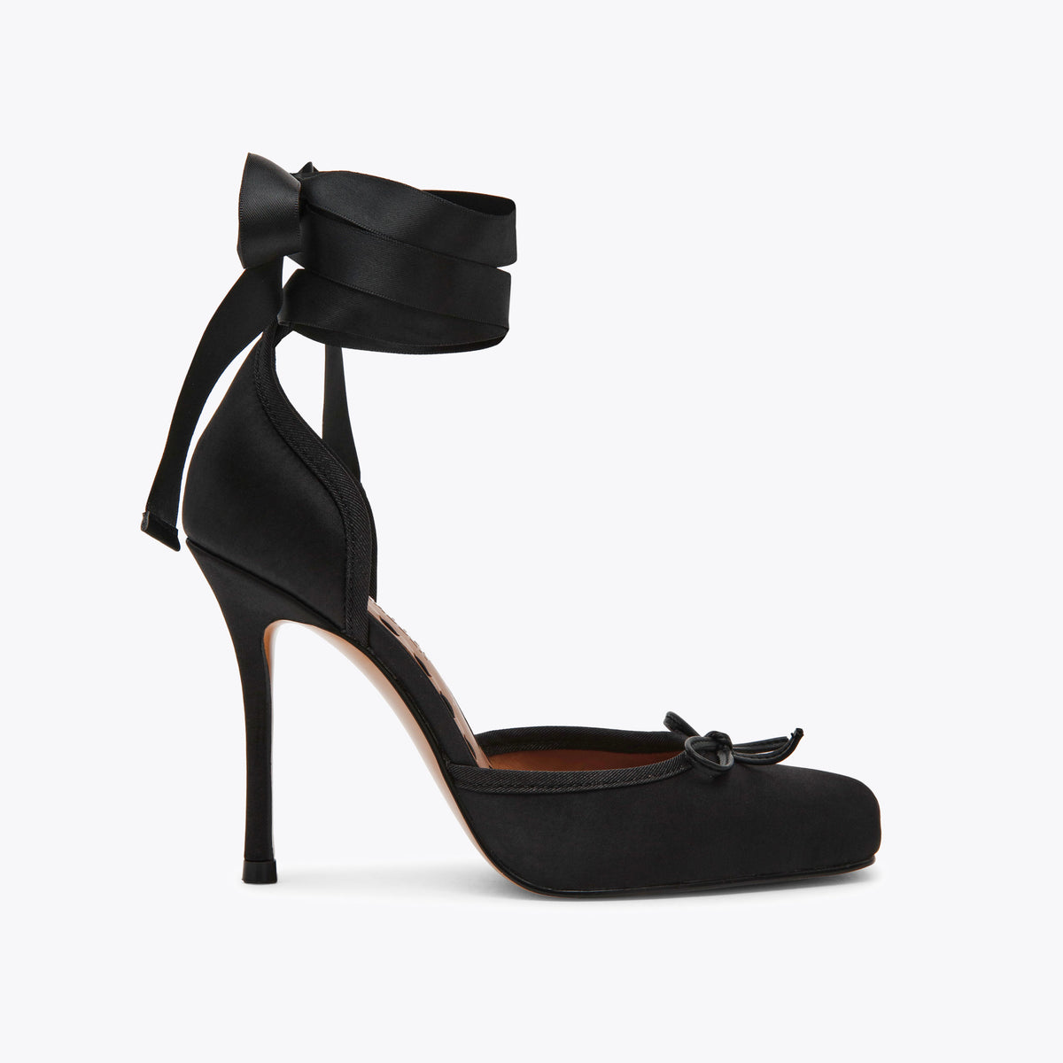 Larina Black Satin