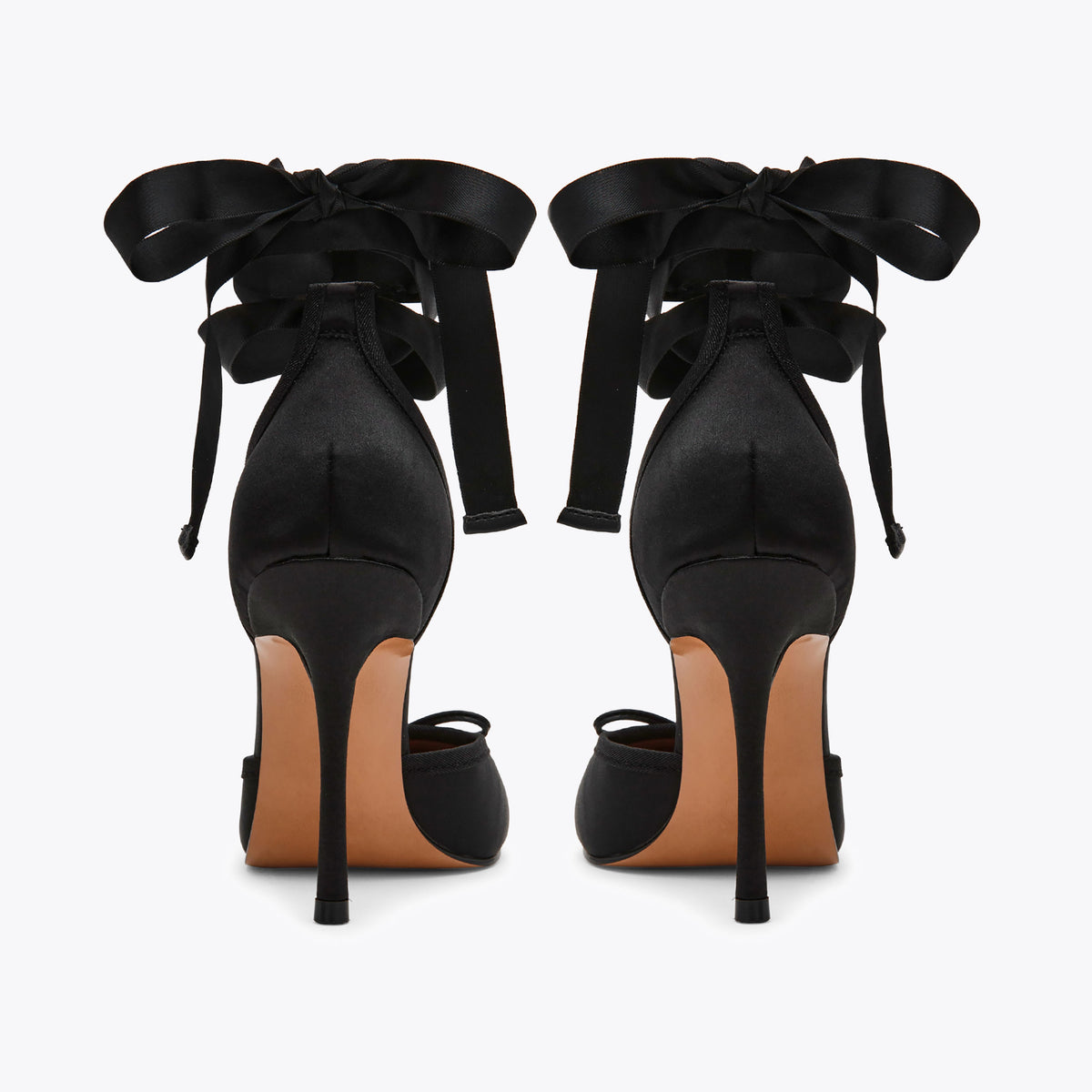 Larina Black Satin