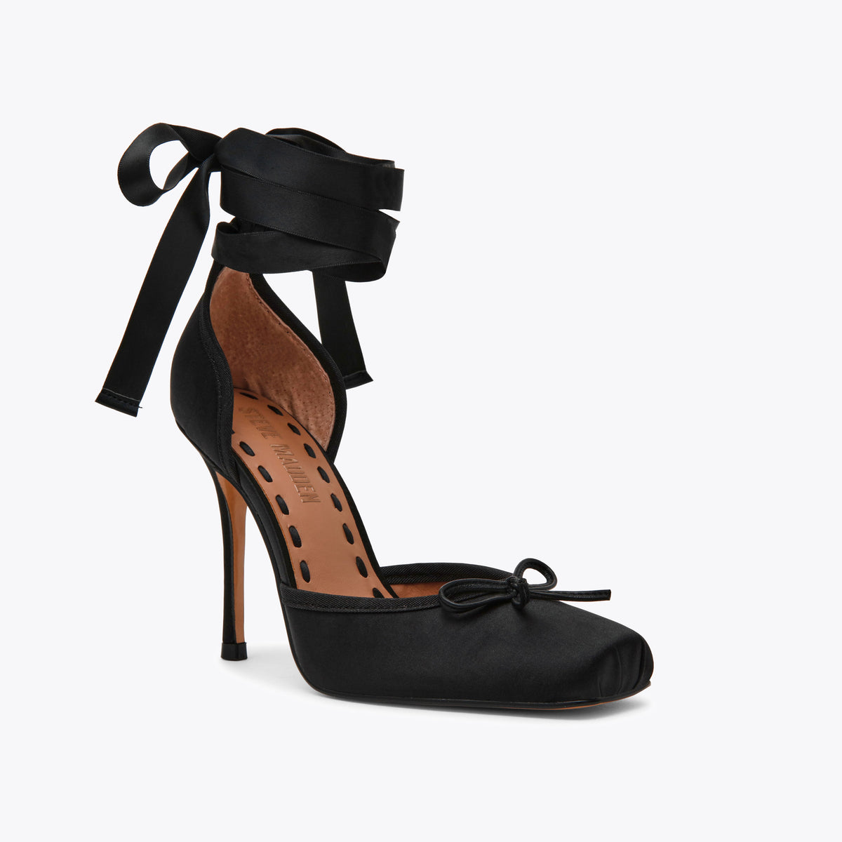 Larina Black Satin