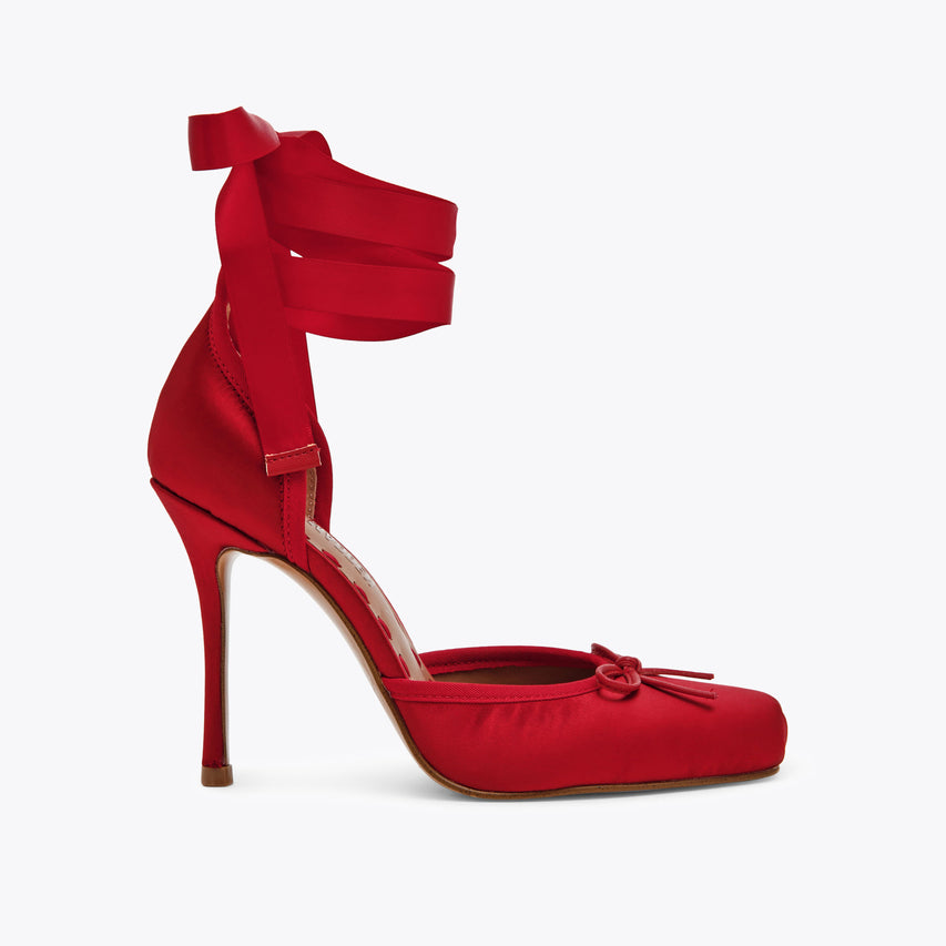 Larina Red Satin