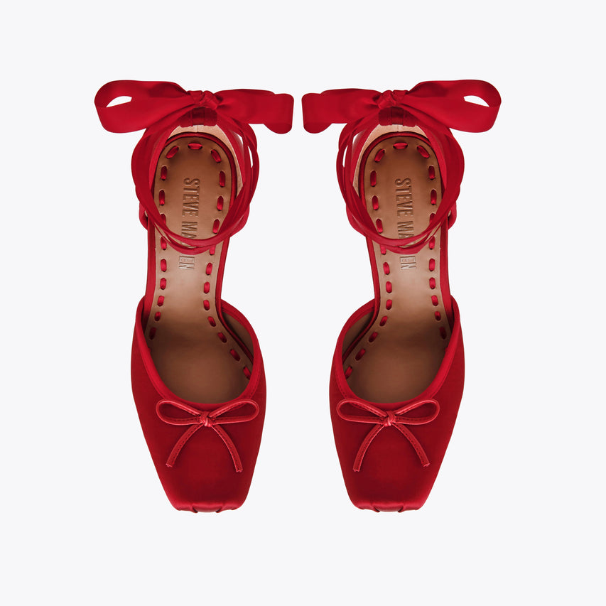Larina Red Satin - view 2