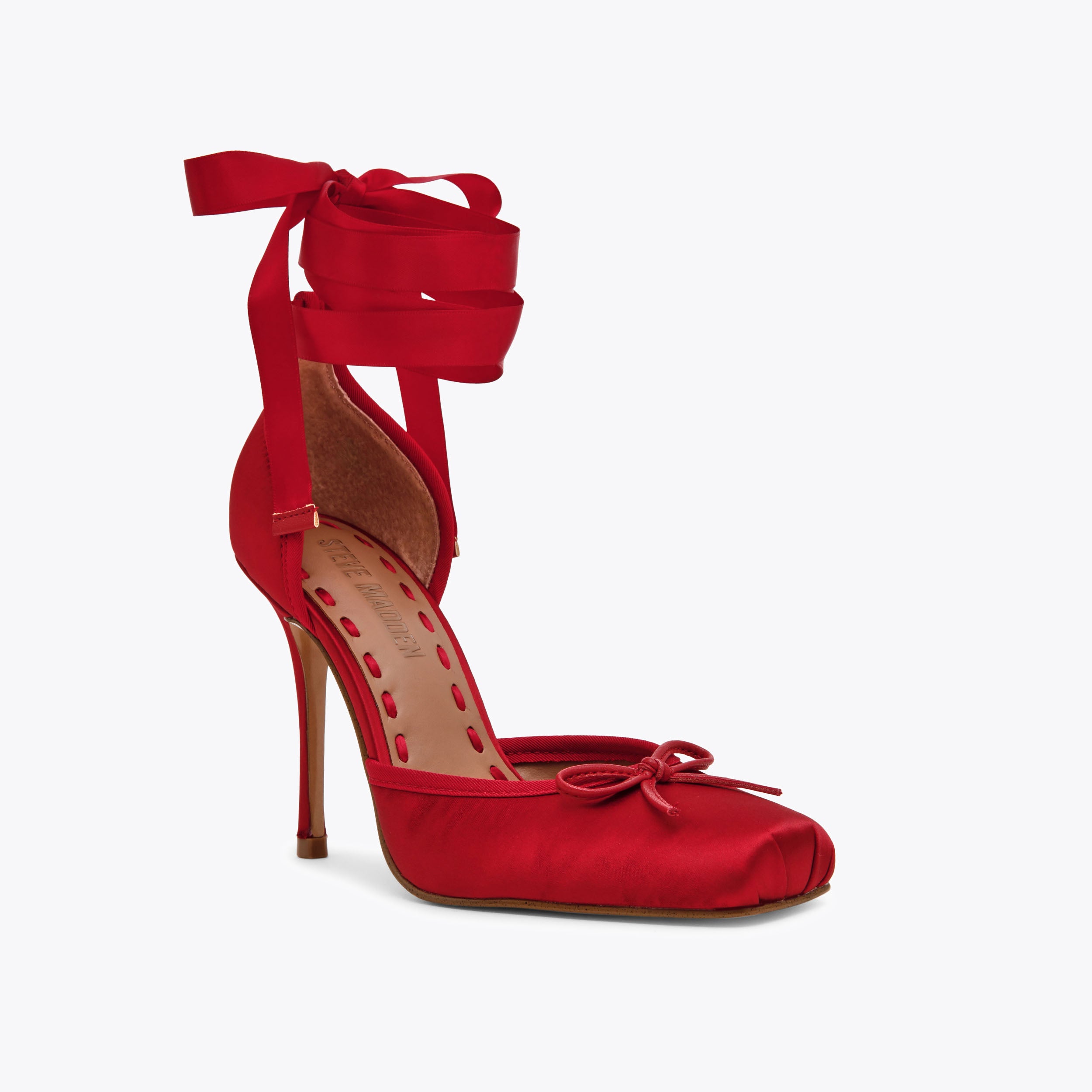 Larina Red Satin - view 4