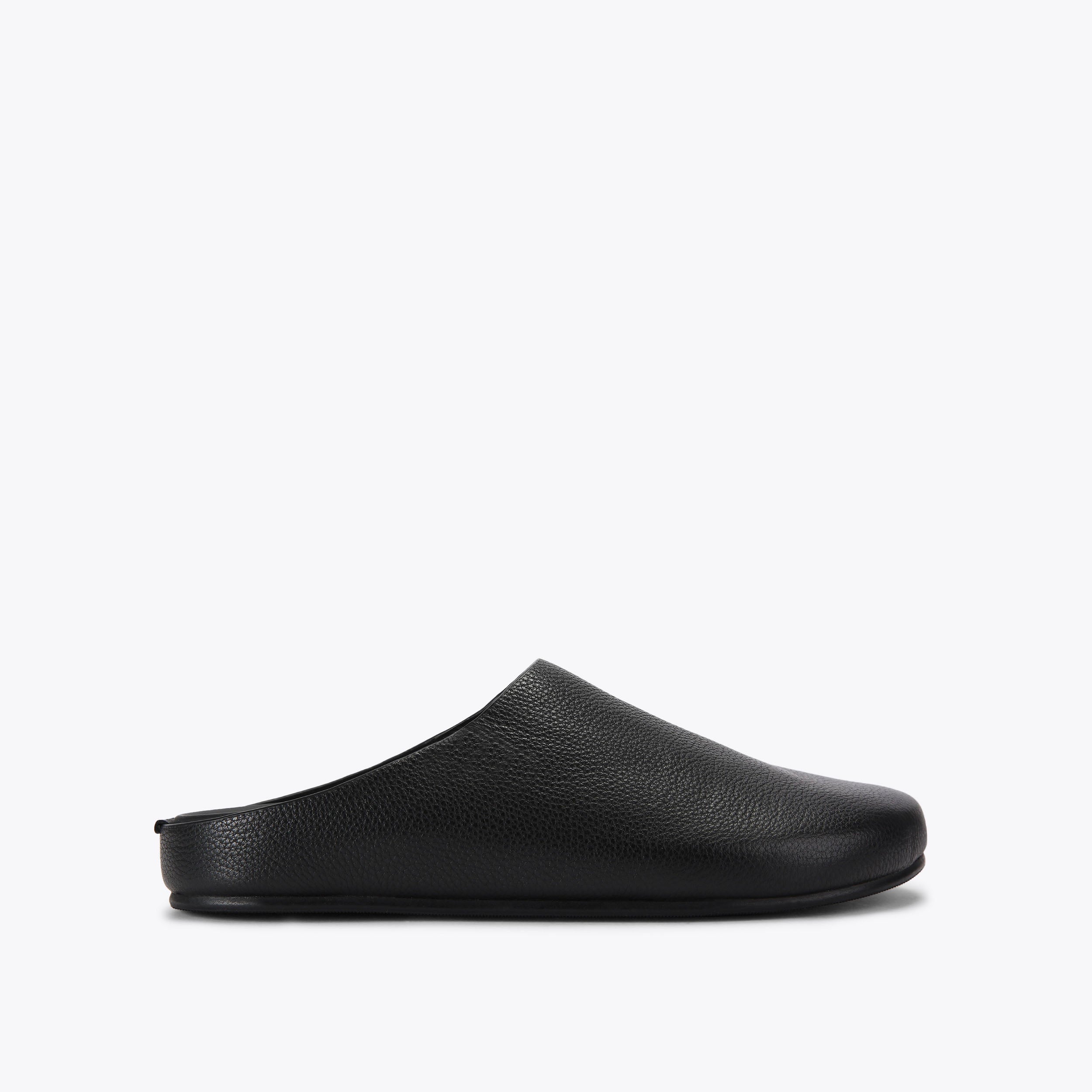 Fern Black Leather
