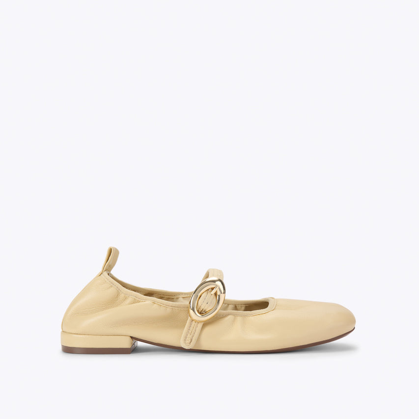 Daffia Yellow Leather