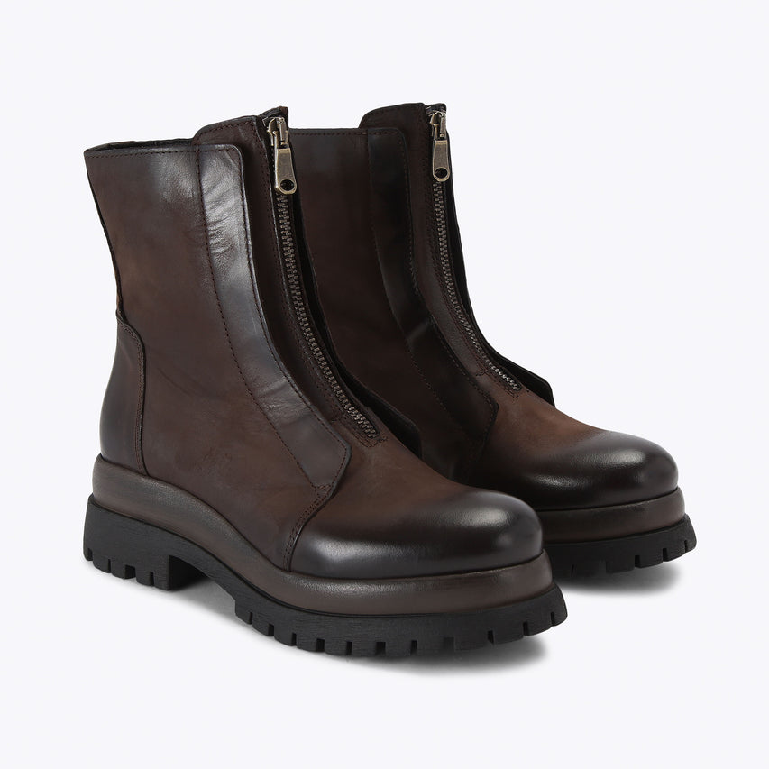 Milton Dark Brown Leather - view 4