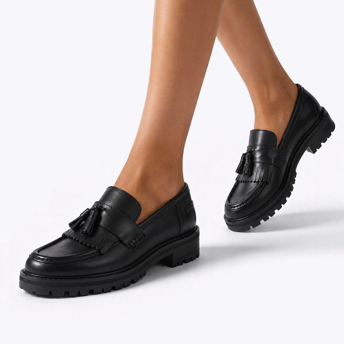 Minka Black Leather