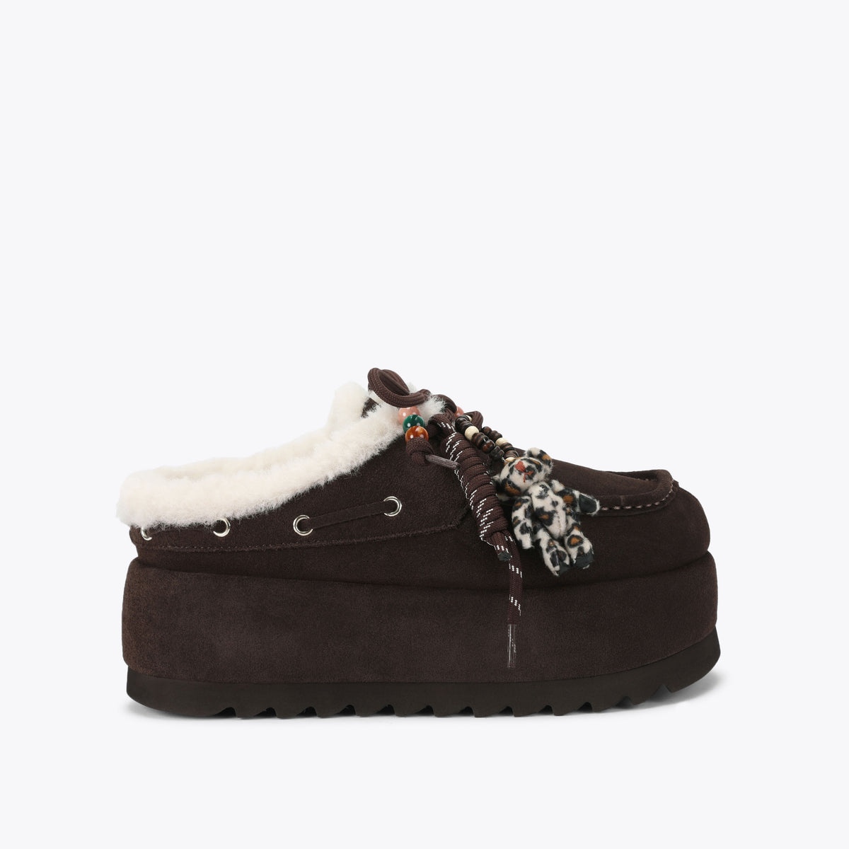 Cuddly Dark Brown Suede